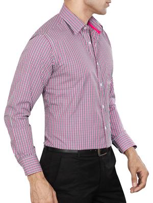 pink polyester blend formal shirt - 15347858 - Standard Image - 2