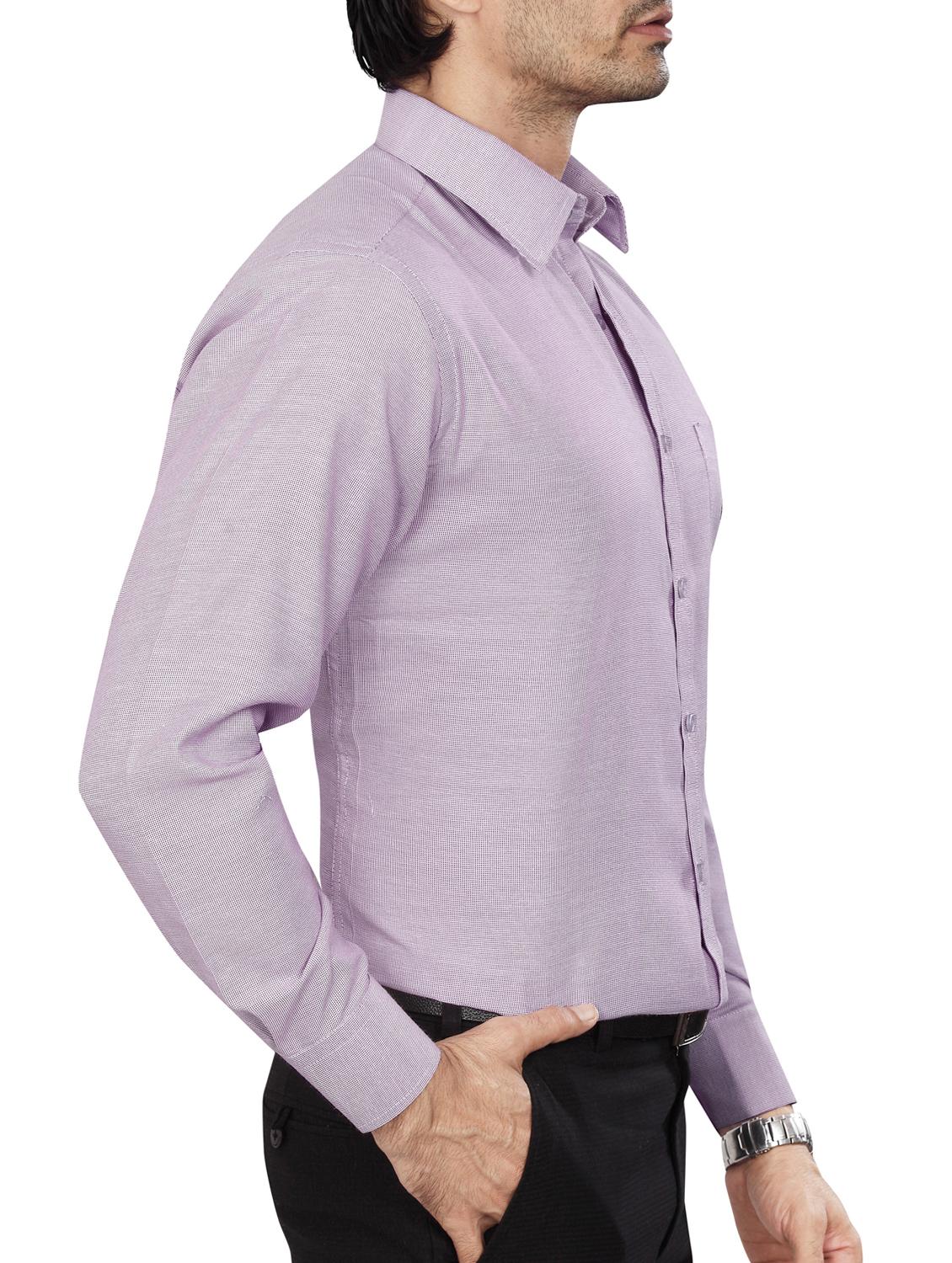 purple polyester blend formal shirt - 15347973 - Zoom Image - 2
