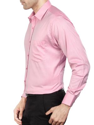 pink polyester blend formal shirt - 15348000 - Standard Image - 2
