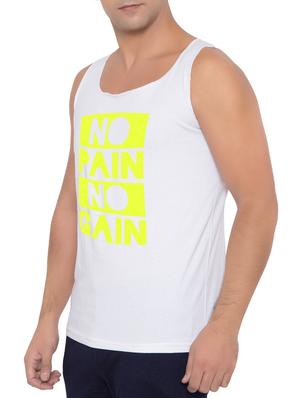 white cotton vest - 15348373 - Standard Image - 2