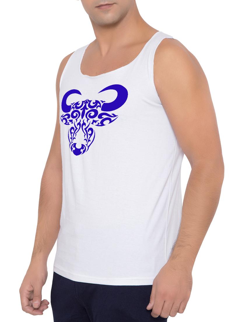 white cotton blend vest - 15348425 - Zoom Image - 2