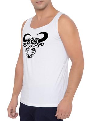 white cotton vest - 15348426 - Standard Image - 2
