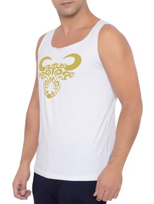 white cotton vest - 15348427 - Standard Image - 2