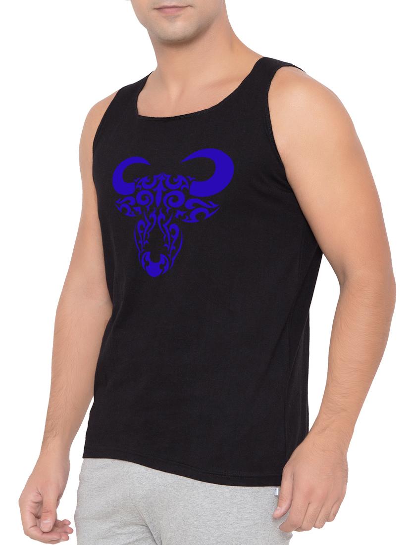 black cotton vest - 15348430 - Zoom Image - 2