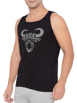 black cotton vest - 15348431 - Standard Image - 2