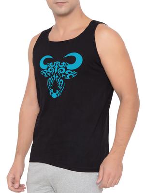 black cotton vest - 15348433 - Standard Image - 2