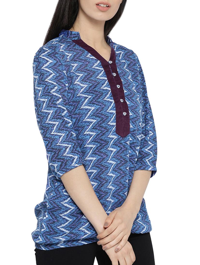 blouson printed tunic - 15348729 - Zoom Image - 2
