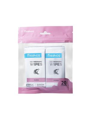 Facial Wipes for Men & Women | Wet Wipes for Oily Face & Skin (Floral Fragrance) - 15352039 - Standard Image - 2