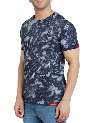 grey cotton all over print t-shirt - 15352366 - Standard Image - 2