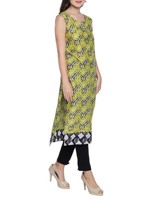 printed straight kurta - 15353870 - Standard Image - 2
