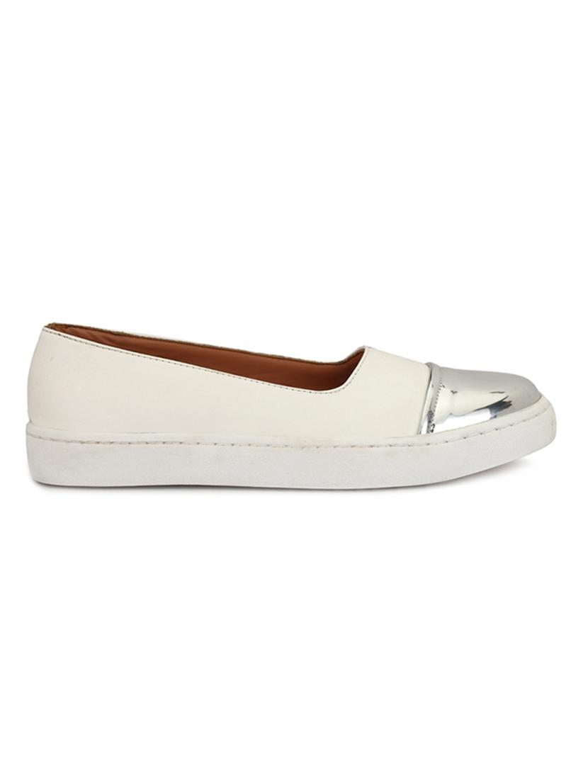 white plimsolls casual shoes - 15353908 - Zoom Image - 2