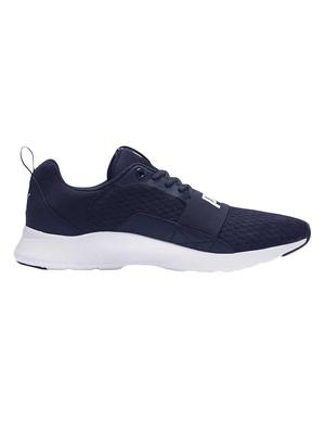 navy Mesh sport shoes - 15359421 - Standard Image - 2