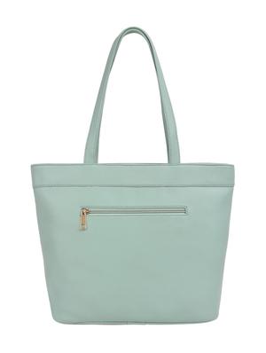 green leatherette (pu) combo handbag - 15359515 - Standard Image - 2