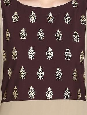 asymmetric flared kurta - 15359593 - Standard Image - 5