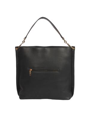 black leatherette (pu) regular handbag - 15360255 - Standard Image - 2