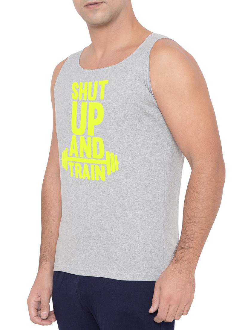 grey cotton blend vest - 15360847 - Zoom Image - 2