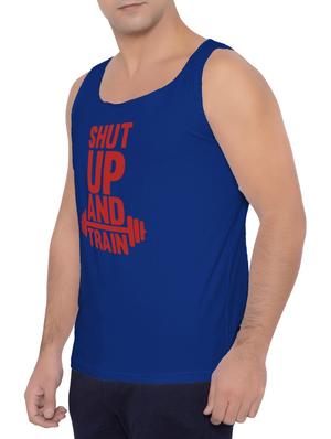 blue cotton blend vest - 15360851 - Standard Image - 2