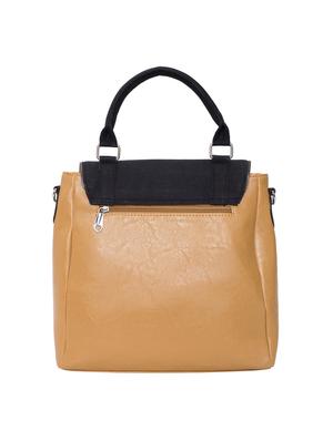 brown leatherette (pu) regular sling bag - 15361360 - Standard Image - 2