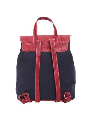 blue canvas fashion backpack - 15361365 - Standard Image - 2