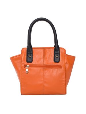 orange leatherette (pu) regular handbag - 15361368 - Standard Image - 2