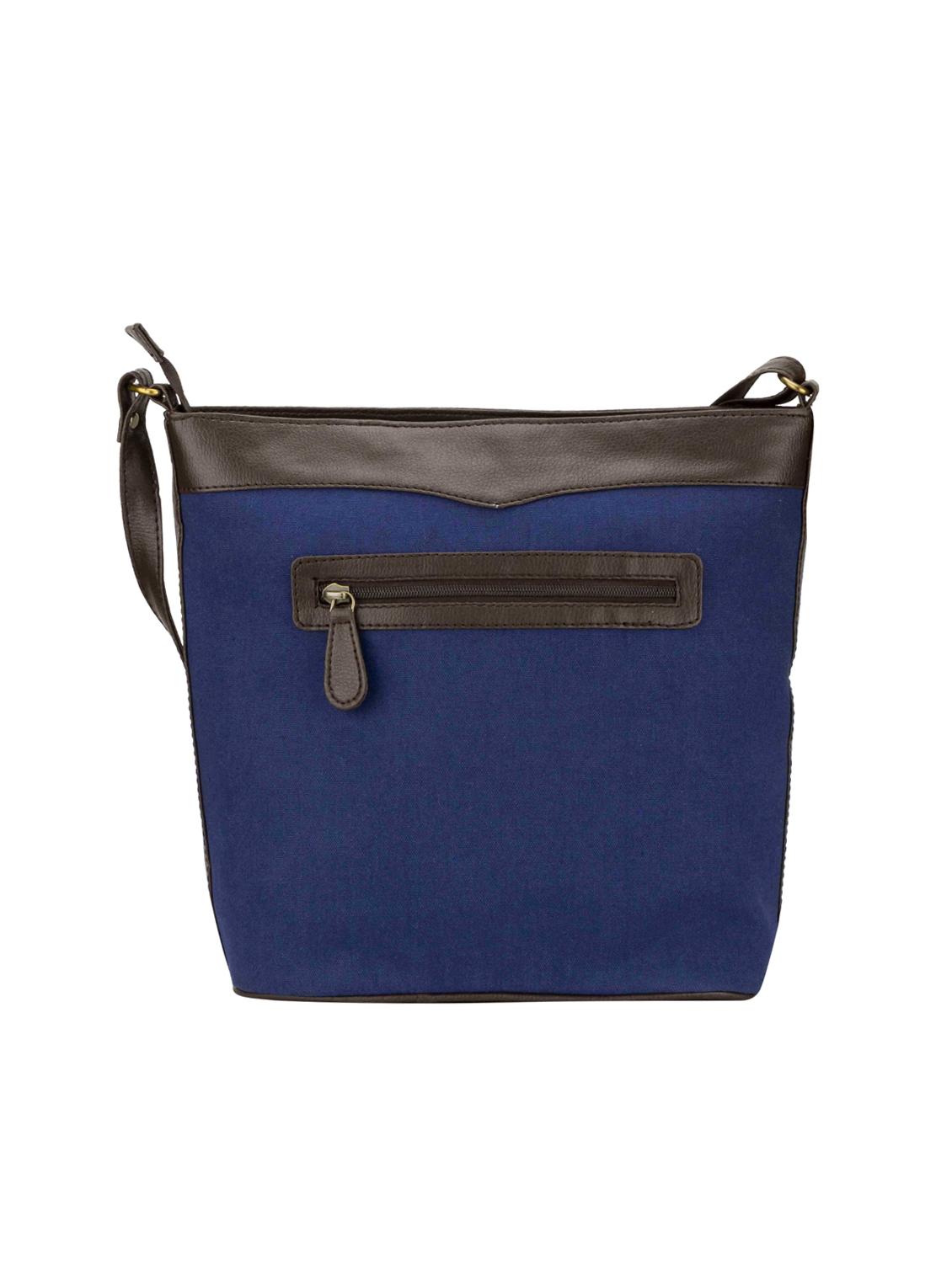 blue leatherette (pu) combo sling bag - 15361442 - Zoom Image - 2