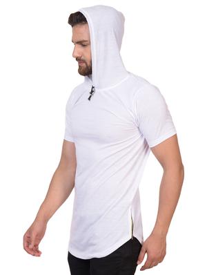 white cotton blend t-shirt - 15361714 - Standard Image - 2