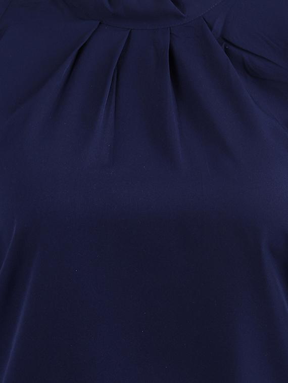 cold shoulder pleated neck top - 15362153 - Zoom Image - 5
