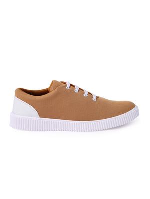 beige Canvas lace up sneaker - 15363866 - Standard Image - 2
