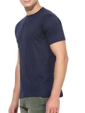 navy blue cotton t-shirt - 15364034 - Standard Image - 2