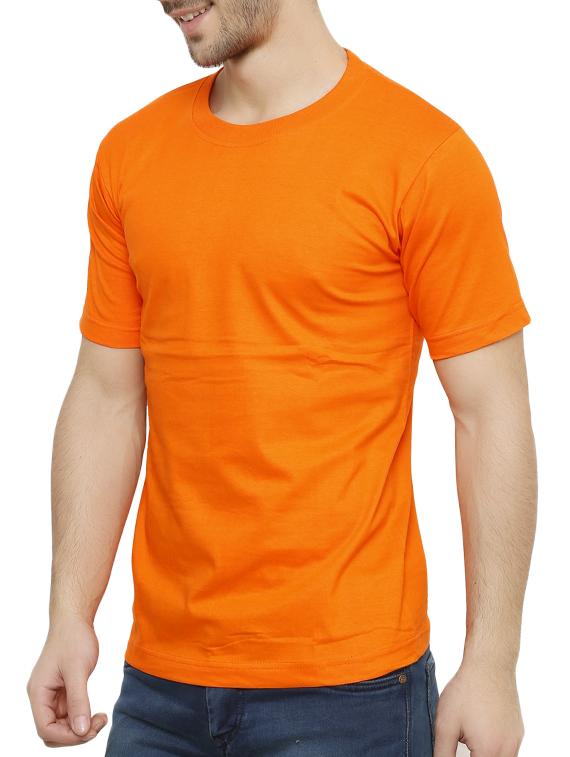 orange cotton t-shirt - 15364035 - Zoom Image - 2