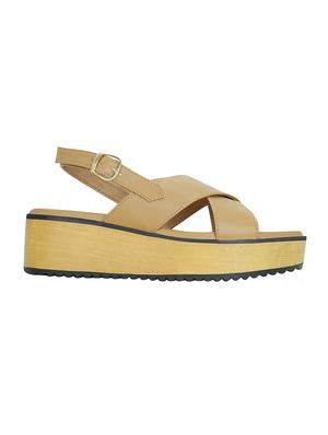 beige platforms wedges - 15367471 - Standard Image - 2