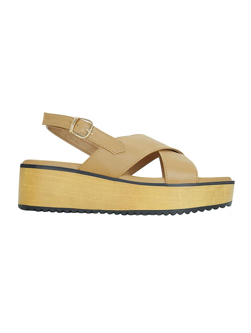 beige platforms wedges - 15367471 - Zoom Image - 2