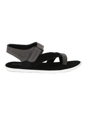 black fabric back strap sandals - 15375373 - Standard Image - 2