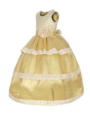 beige satin gown - 15375945 - Standard Image - 2
