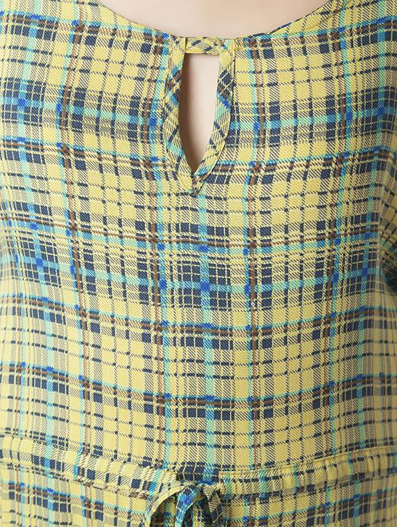 Checkered maternity wear dress - 15376015 - Zoom Image - 5
