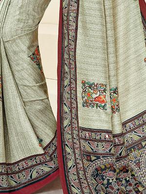 floral printed saree with blouse - 15376704 - Standard Image - 2