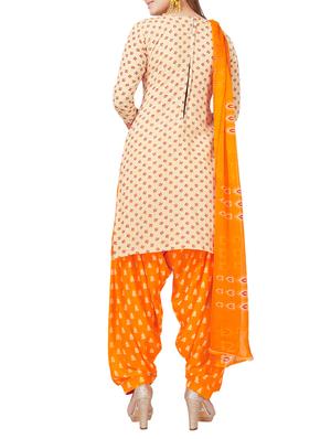 floral print unstitched salwar suit - 15378517 - Standard Image - 2