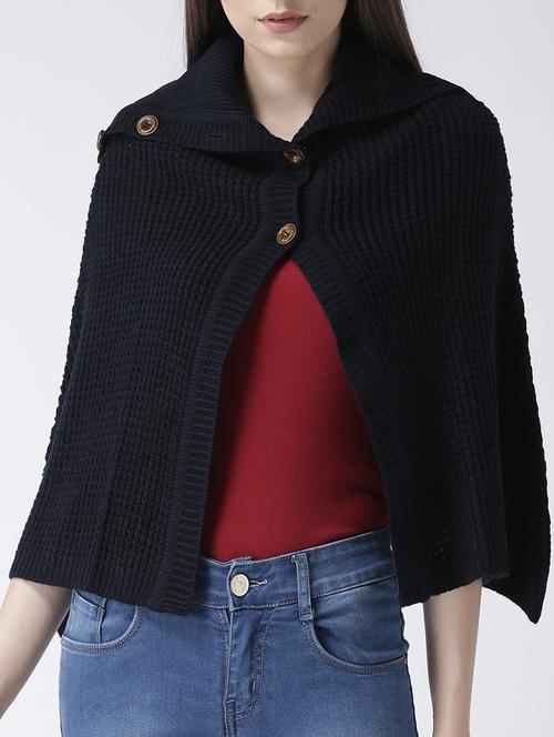 solid woolen capes - 15378568 - Standard Image - 1