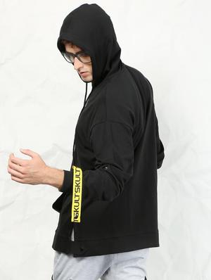 black cotton sweatshirt - 15379845 - Standard Image - 2