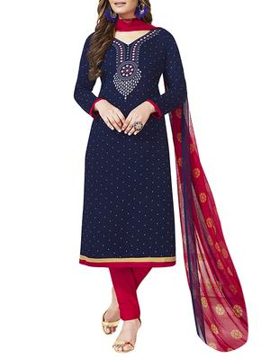 multi colored unstitched combo suit - 15381767 - Standard Image - 2