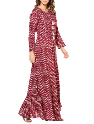 flared animal print kurta - 15382885 - Standard Image - 2