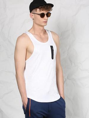 white polyester vest - 15382974 - Standard Image - 2