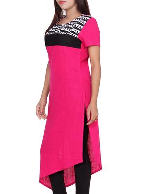 asymmetric printed kurta - 15383818 - Standard Image - 2