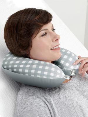 U Shaped Memory Foam Neck Pillows? Comfortable for Neck Support Cushion For Kids /Adults/ Car /Office /Sleeping cover - 15385106 - Standard Image - 2