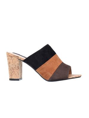 black suede mules sandals - 15386122 - Standard Image - 2