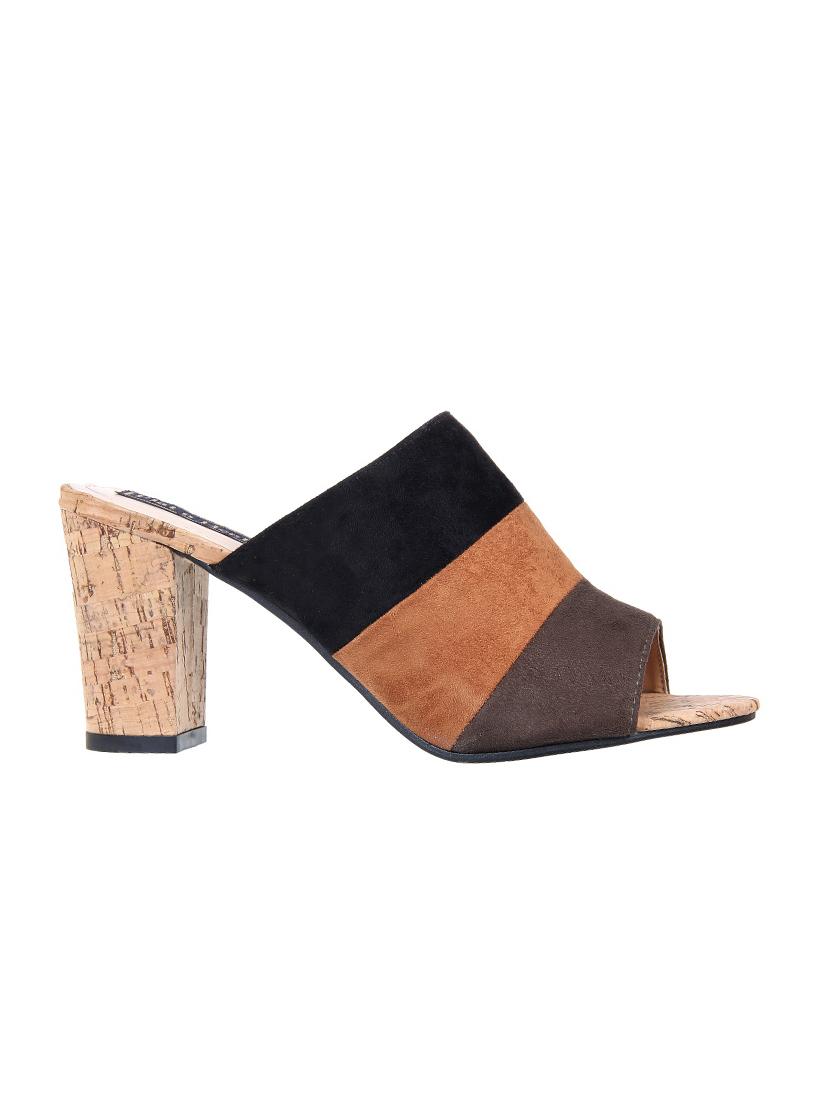 black suede mules sandals - 15386122 - Zoom Image - 2
