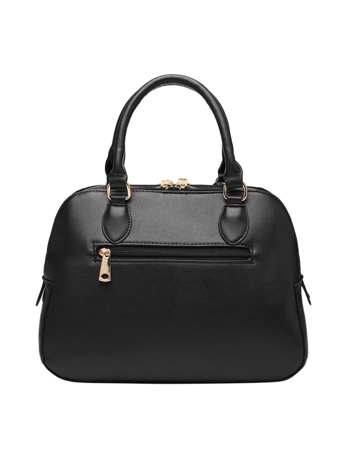 black leatherette (pu) regular handbag - 15386305 - Zoom Image - 2