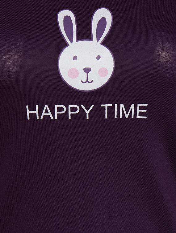 purple cotton pyjama set - 15386395 - Zoom Image - 8