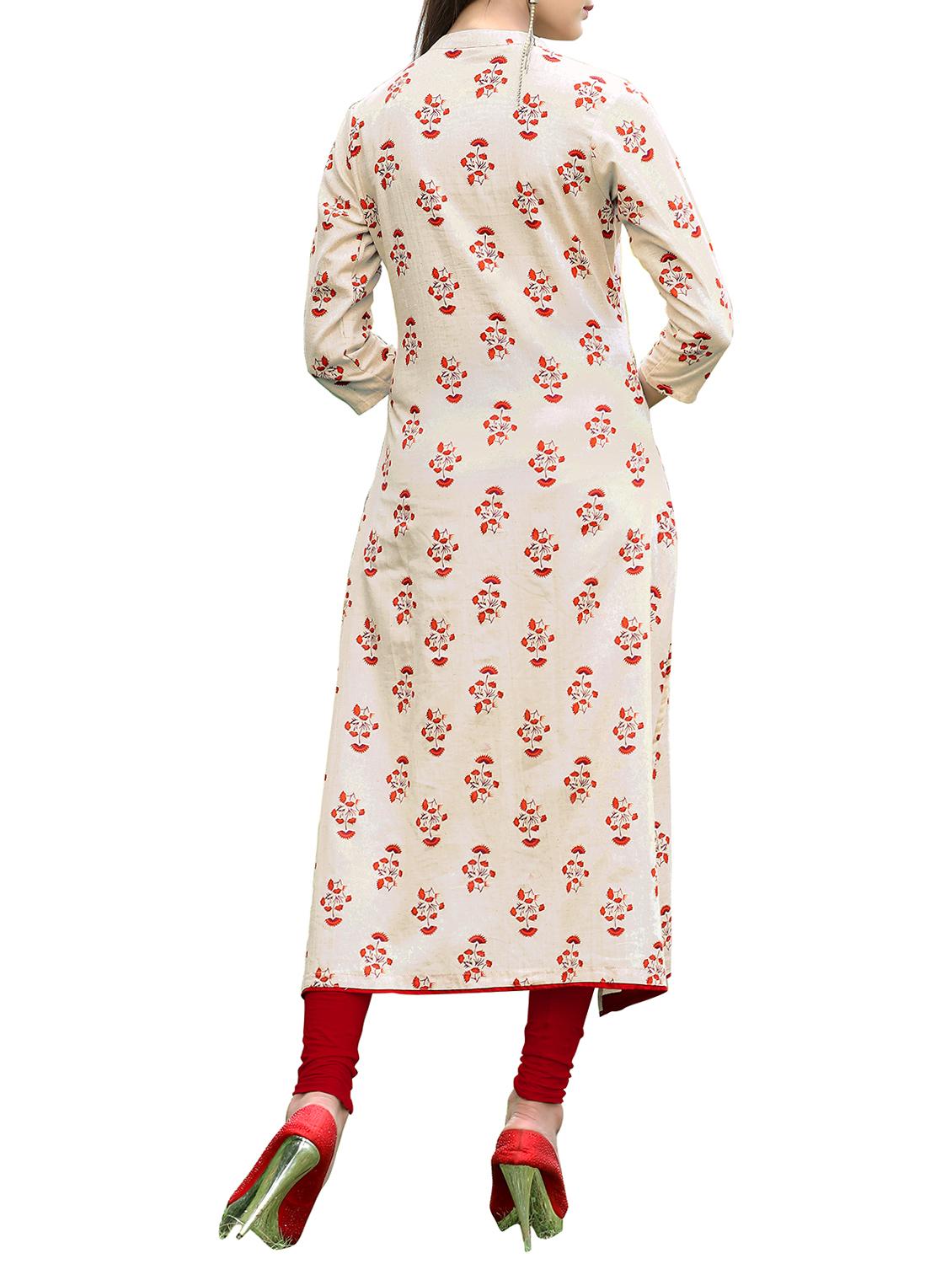 straight tassels kurta - 15387831 - Zoom Image - 2