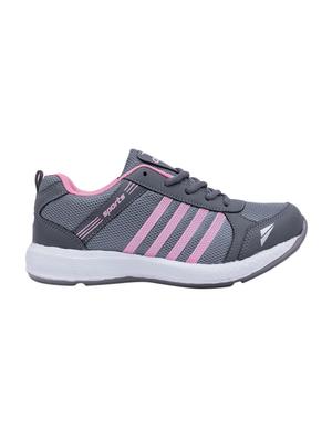 grey lace-up sports shoes - 15388117 - Standard Image - 2